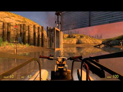 Half-Life 2 Walkthrough: Chapter 4 - Water Hazard {Part 4} [Hard Mode] (1080p)
