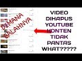 VIDEO DIHAPUS YOUTUBE