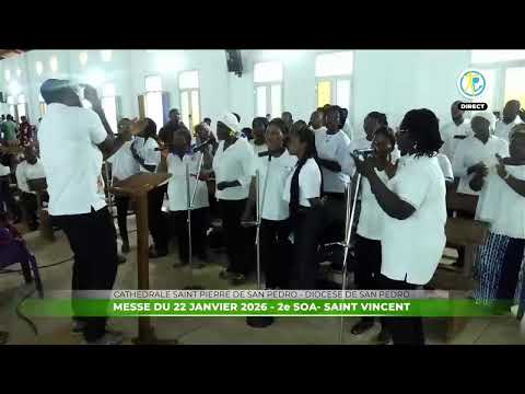 Messe du 22 janvier 2026 en direct de la Cathédrale Saint Pierre de San Pédro