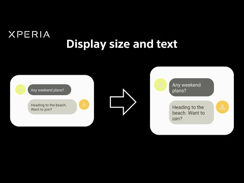 Vision Assist – Accessibility on Sony’s Xperia: Display size and text