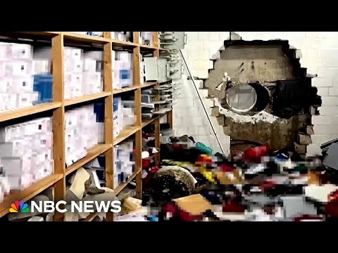 Thieves in Germany drill into bank vault, steal millions