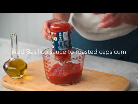 Barilla: Tagliatelle with Prosciutto, Roast Capsicum and Basilico Sauce