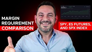 Margin requirement comparison for selling options & credit spreads on SPY, ES Futures, and SPX Index