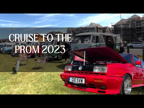 Cruise To The Prom 2023 VW UK Car Show on Weston-Super-Mare Beach Lawns