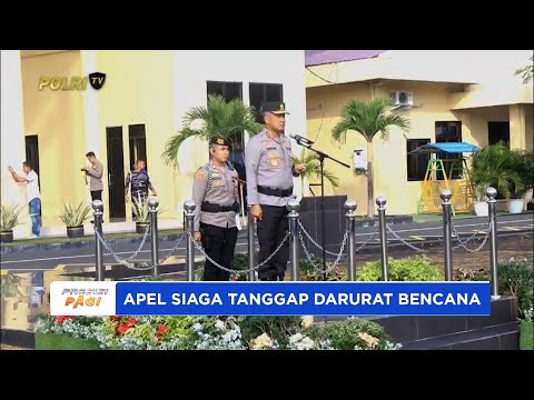 POLDA BENGKULU GELAR APEL SIAGA TANGGAP DARURAT BENCANA HIDROMETEOROLOGI