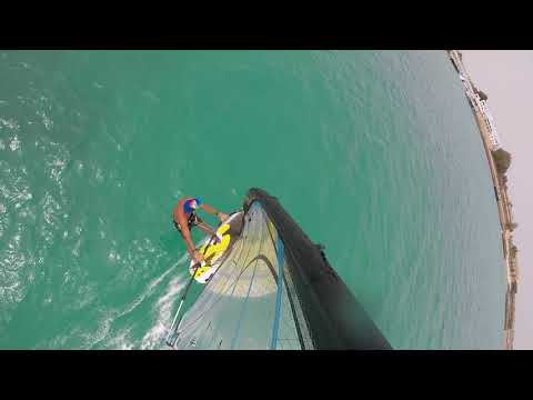 Surving in Jeddah silver sands