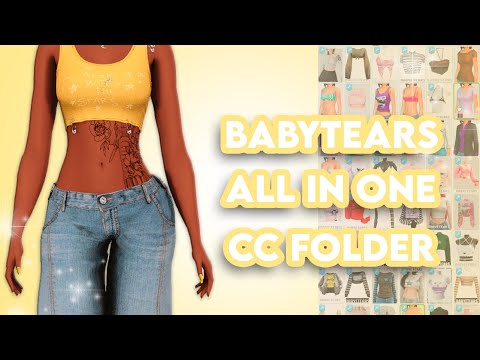 Sims 4| Babytears All In One CC Folder 5.93GB