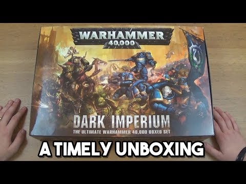 Snipe and Wib Unbox Dark Imperium (Warhammer 40k 8th Edition)