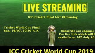 ICC World Cup Final live streaming.