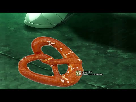 Dimitri loses his mind after seeing a pretzel for the first time