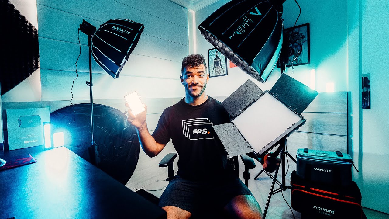 Nosso SETUP de ILUMINAÇÃO para VÍDEOS 2021