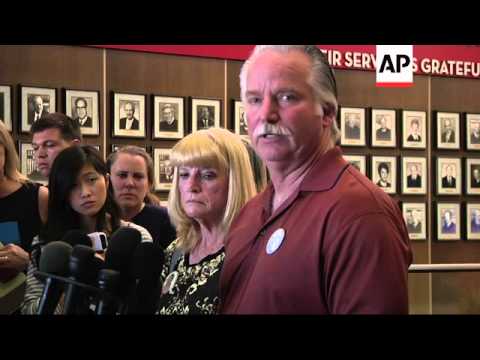 Two California police officers who were videotaped in a violent struggle with a homeless man during