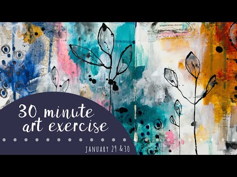 30 Minute Art Exercise - accidental colors - 1.29 & 30.20