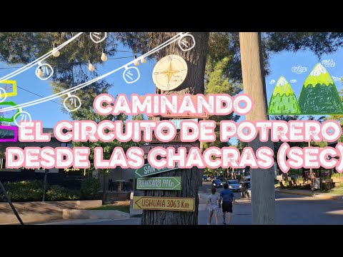 CAMINANDO EL CIRCUITO DE POTRERO, desde el Sec en las Chacras! #potrero #sanluis #argentina #viral 