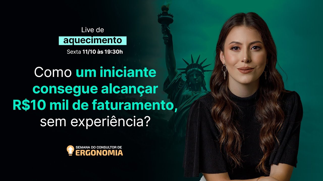 Live 5 - Como um iniciante consegue alcançar R$10 mil de faturamento, sem experiência?