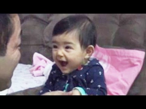 Cute AnaKura - Giggling in Hysterics | Dad tries to cut her nails