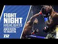 Jared Anderson Scores 1 Knockdown, Gets Tested, Gets Win over Martin | FIGHT HIGHLIGHTS