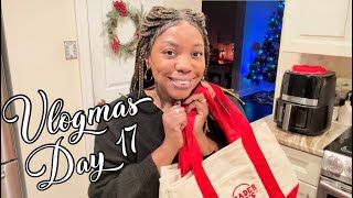 VLOGMAS DAY 17 | 🎄 DOLLAR TREE & TRADER JOE'S HAUL | COZY HOLIDAY FINDS