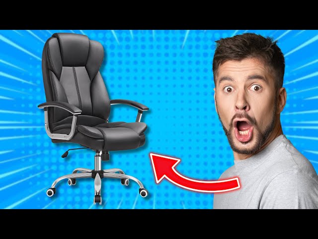 Vídeo relacionado con SONGMICS Silla de Malla Giratoria, Altura y Reposapiés Regulables, Silla de Dibujo Ergonómica, Silla de Oficina sin Reposabrazos, Asiento de Tela, Carga máxima de 120 kg, Negro OBN15BK