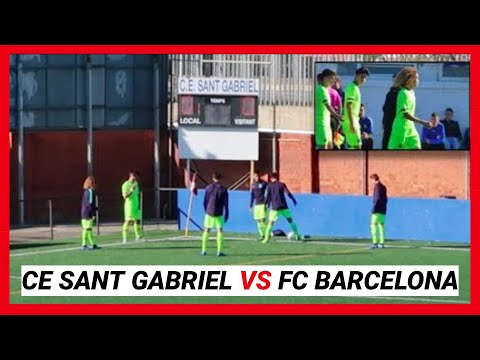 CE SANT GABRIEL vs FC BARCELONA CADETE A | JORNADA 11 | DIVISIÓN DE HONOR 18/19