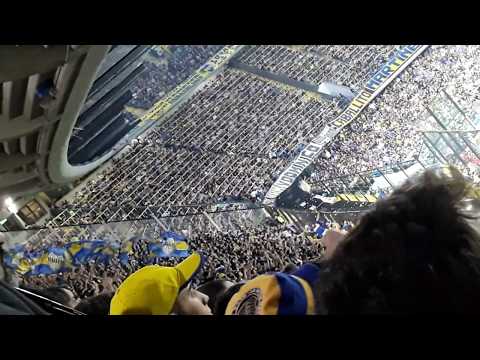 "Esta hinchada siempre alienta - Boca vs Argentinos Jrs. - Superliga primera división 2019/20" Barra: La 12 • Club: Boca Juniors