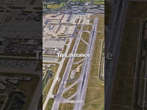 Gatwick Airport's Illegal Runway  #summeronshorts #london #airport #plane #planespotting #didyouknow