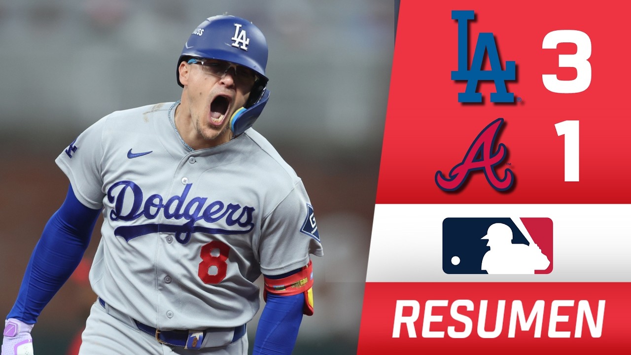 LOS ANGELES DODGERS vs ATLANTA BRAVES | Juego 3 Serie Divisional | Highlights | Resumen | MLB