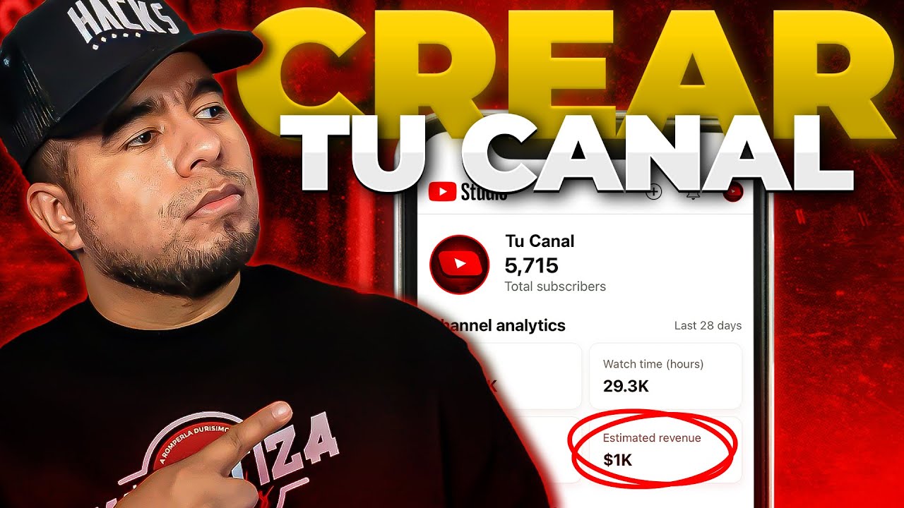 Como CREAR un Canal de YouTube desde Cero (tutorial paso a paso)