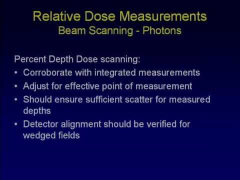 New Dosimetry Measurements