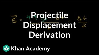 Deriving Max Projectile Displacement Given Time