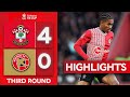 Young Southampton Side Ease Past Sadlers | Southampton 4-0 Walsall | Emirates FA Cup 2023-24