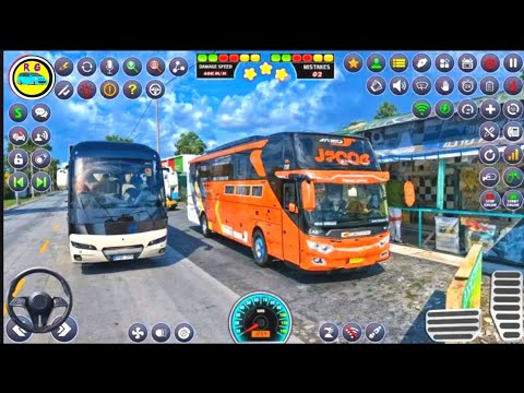 Offroad Bus Driving Modern Bus  Simulator Android Gameplay