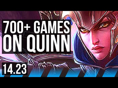 QUINN vs AZIR (MID) | 700+ games | KR Master | 14.23