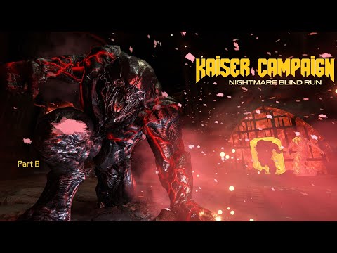 Doom Eternal Kaiser Campaign Nightmare Blind Run (Part 8) - No Shield