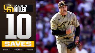 Mason Miller is MARVELOUS! Miller is the first reliever to record 10 SAVES in 2026! ????????‍????