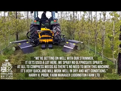 Orizzonti Strimmer at Loddington Fruit Farm Ltd @orizzontimacchineagricole