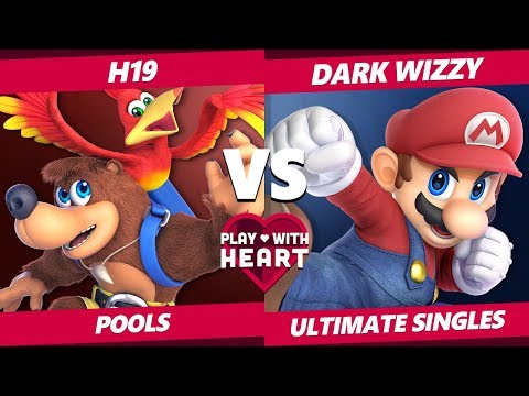 Play With Heart SSBU - H19 (Banjo) Vs. MVG | Dark Wizzy (Mario) Smash Ultimate Tournament Pools