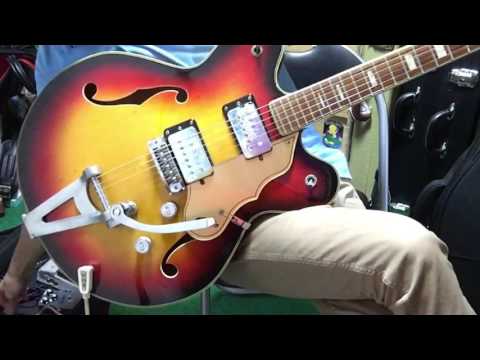 RARE Elk Galaxy 1970 Sunburst Gretsch MIJ Cheaper than Electromatic with bonus vintage mojo! image 17
