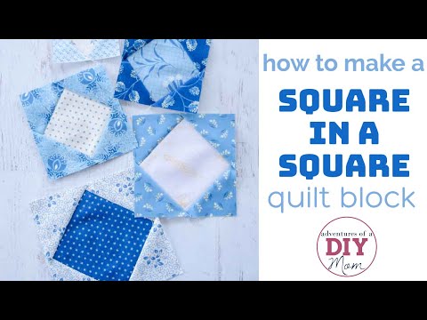 How to Make a Square in a Square Quilt Block