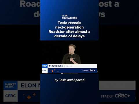 Tesla reveals next-generation Roadster after almost a decade of delays