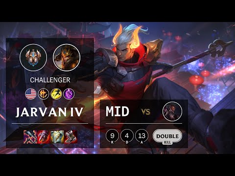 Jarvan IV Mid vs Lucian - NA Challenger Patch 11.13