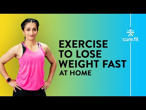 EXERCISE TO LOSE WEIGHT FAST by Cult Fit | Belly Fat Workout | Burn Belly Fat | Cult Fit | CureFit