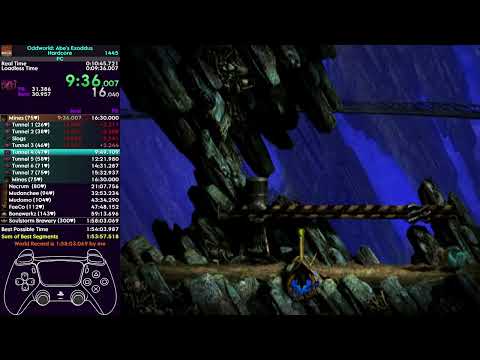 Abe's Exoddus Hardcore Speedrun in 1:55:38.185 [WORLD RECORD]