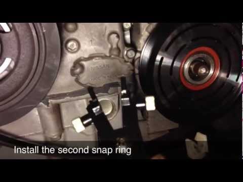 AC Compressor Clutch Repair / Replacement - Nissan Altima - DIY - Part 2