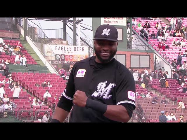 マリーンズ・ポランコ選手ヒーローインタビュー 5月3日 東北楽天ゴールデンイーグルス 対 千葉ロッテマリーンズ