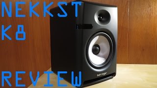 Video thumbnail for Behringer Nekkst K8 studio monitor review by Enderman Engineering