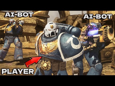 Multiplayer with AI-Bots: Ultramarines vs Chaos! - Warhammer 40K: Space Marine (Augmented Mod)