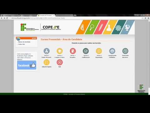 Tutorial de Inscrições - Processo Seletivo 2016 - 2º semestre
