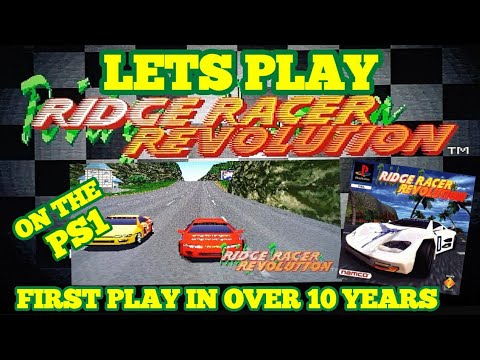 Let's play Ridge racer revolution! On the ps1, First play in over 10 years!