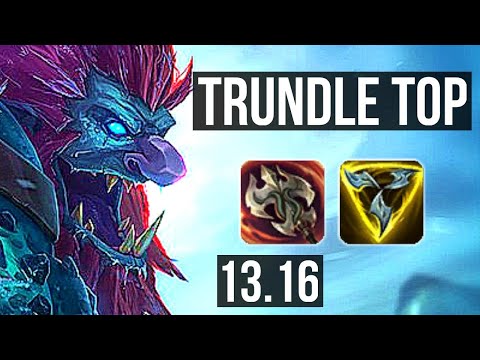 TRUNDLE vs CAMILLE (TOP) | 1000+ games, 4/1/5, 1.3M mastery | EUW Master | 13.16
